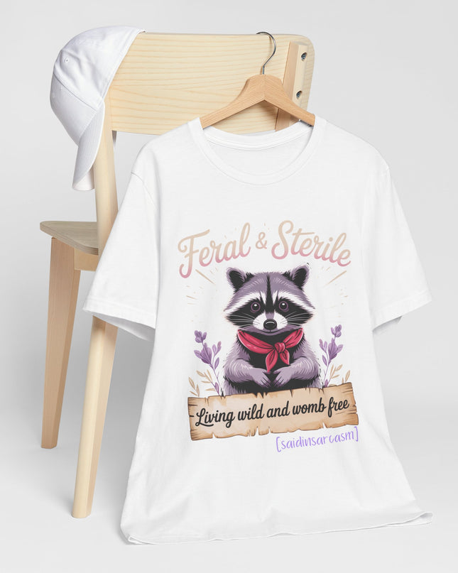 'Feral & Sterile' Raccoon Tee