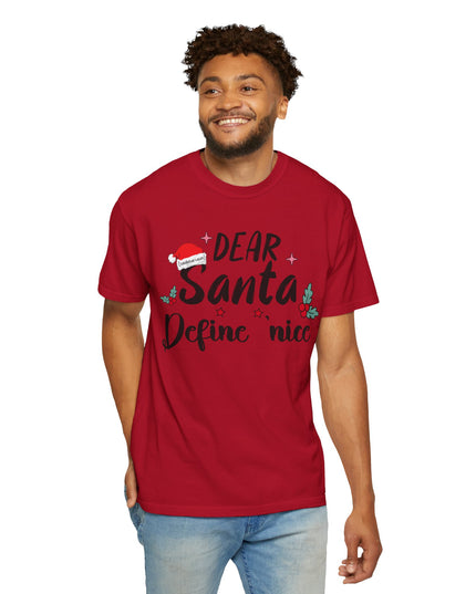Dear Santa Define Nice Christmas T-Shirt