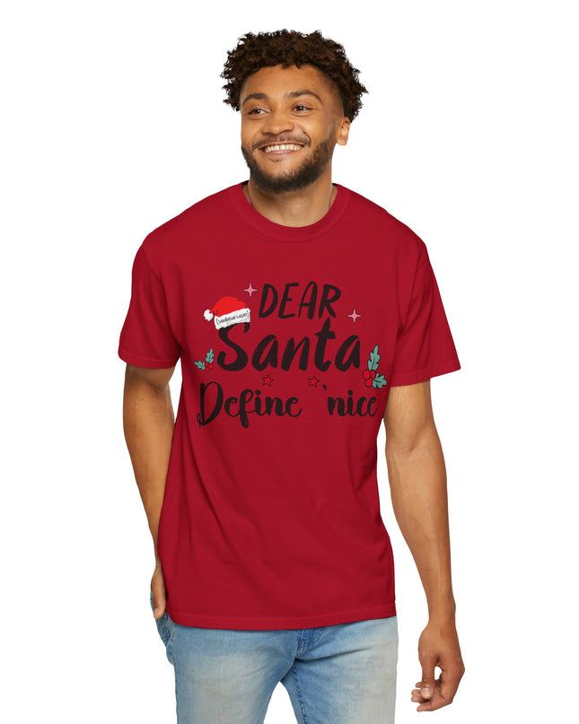 Dear Santa Define Nice Christmas T-Shirt