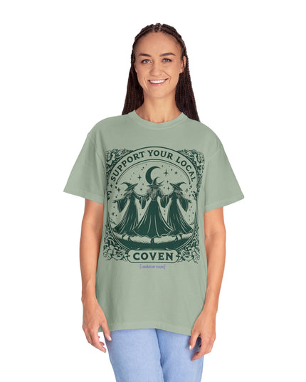 'Support Your Local Coven' Witchy Graphic T-Shirt
