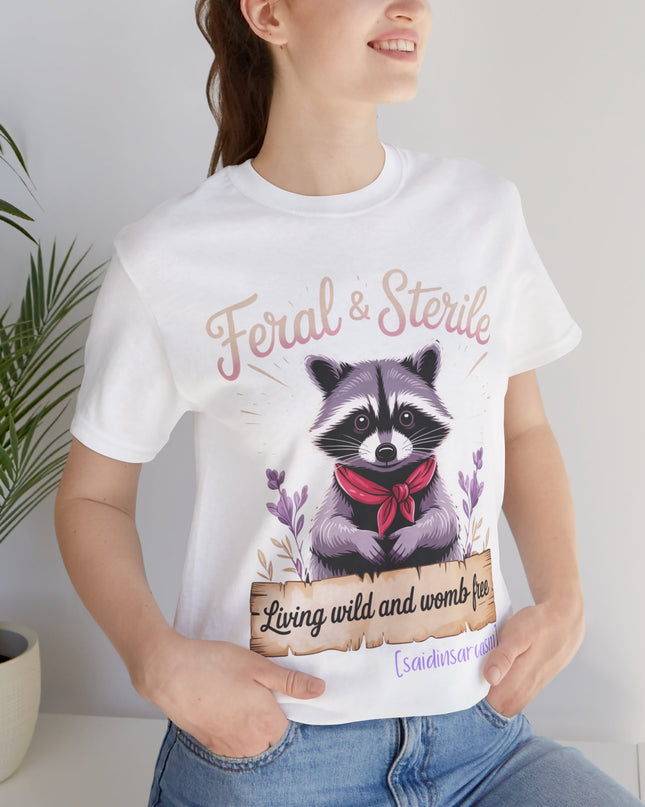 'Feral & Sterile' Raccoon Tee