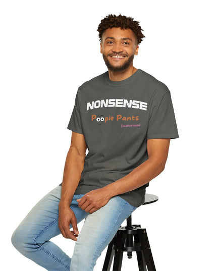 'Nonsense Poopie Pants' - Optimism Fueled, Nonsense Free-Playful Humor T-Shirt, Nonsense, Funny Gift for Kids, Unisex Casual Wear, Perfect for Birthdays, Parties, or Everyday Fun