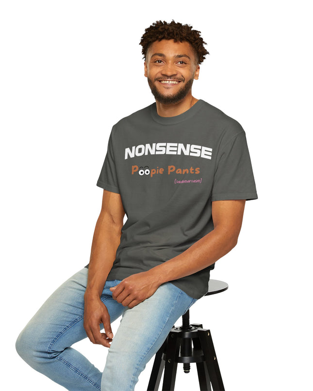 Optimism Fueled, Nonsense Free-Playful Humor T-Shirt, Nonsense, Funny Gift for Kids, Unisex Casual Wear, Perfect for Birthdays, Parties, or Everyday Fun
