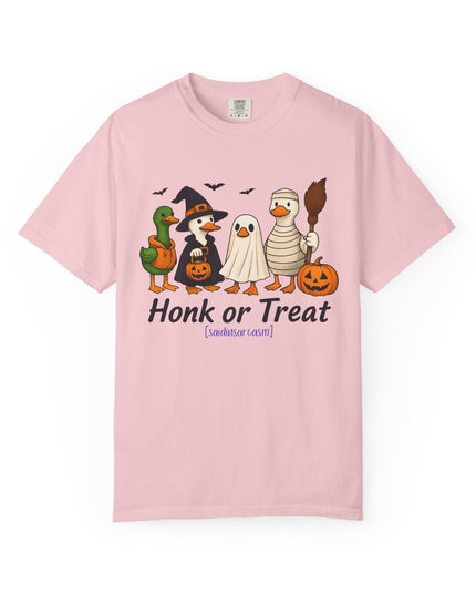 'Honk or Treat'  Funny Duck Halloween T-Shirt