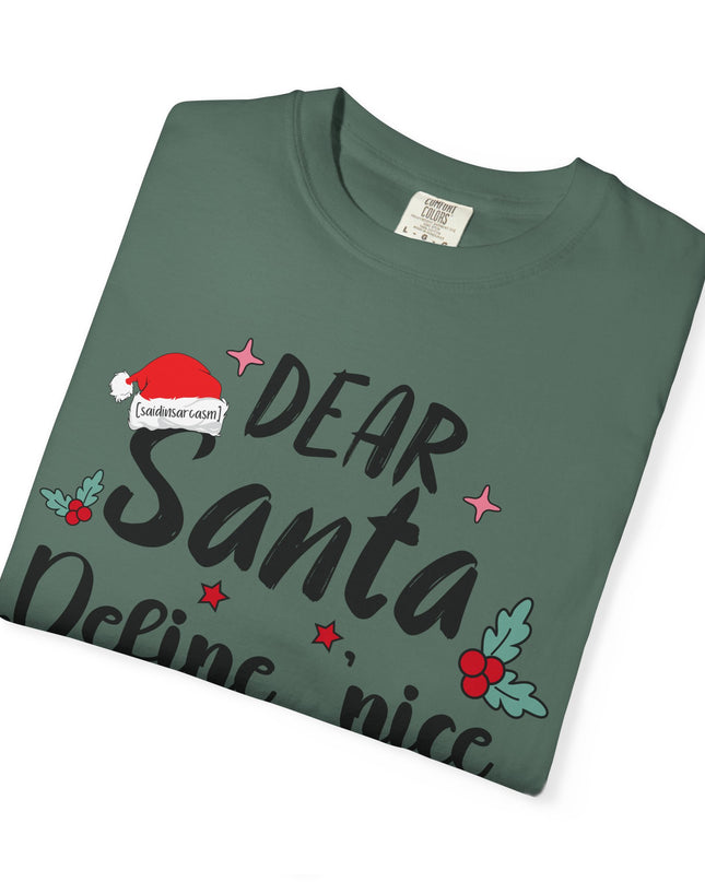 Dear Santa Define Nice Christmas T-Shirt