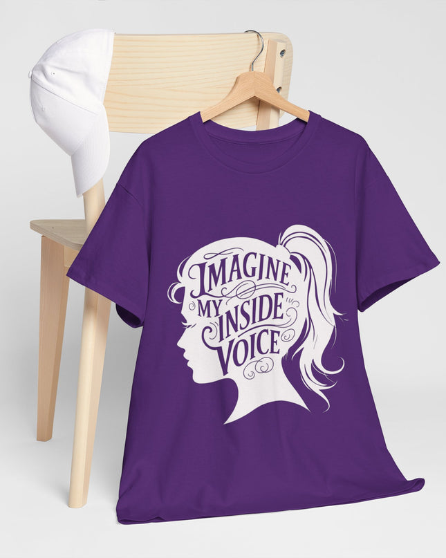 'Imagine My Inside Voice Funny' Shirt