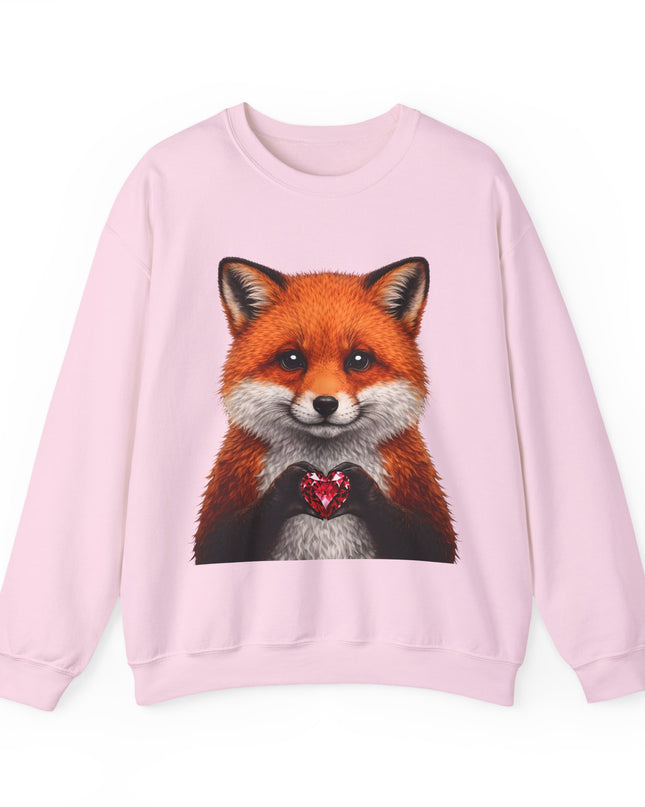 Raccoon with Red Gem Sweatshirt — Cute Mischief & Earned Treasure Crewneck