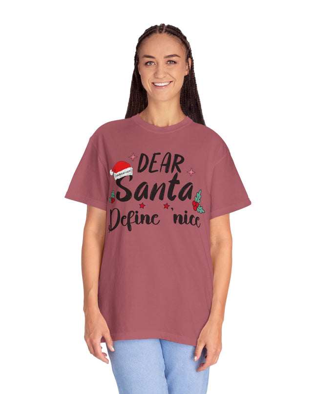 Dear Santa Define Nice Christmas T-Shirt