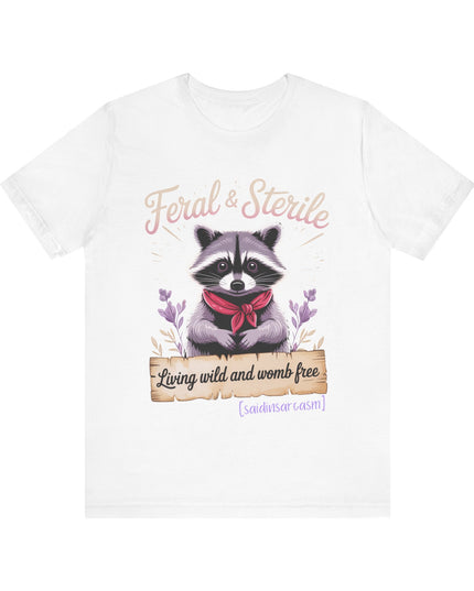 'Feral & Sterile' Raccoon Tee