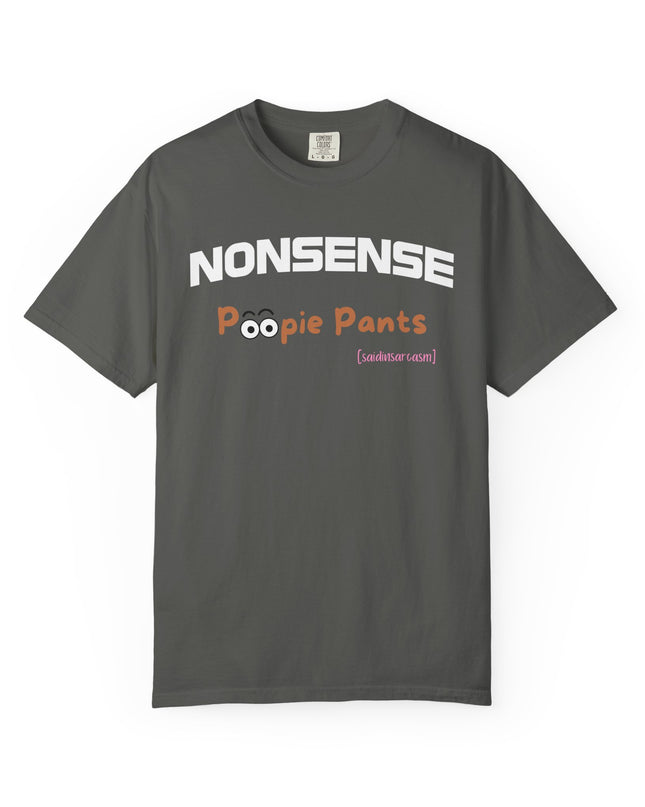 Optimism Fueled, Nonsense Free-Playful Humor T-Shirt, Nonsense, Funny Gift for Kids, Unisex Casual Wear, Perfect for Birthdays, Parties, or Everyday Fun