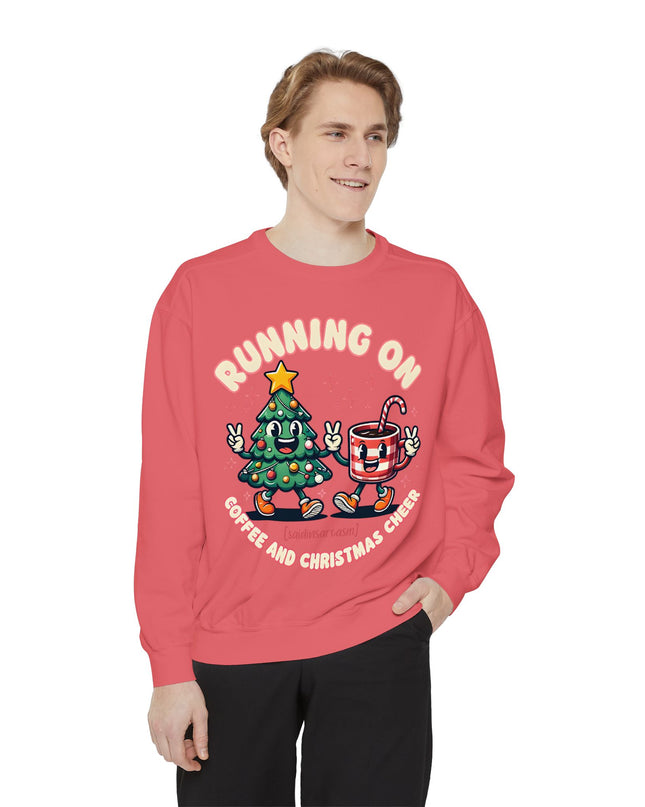 Running On Coffee & Christmas Cheer Sweat Shirt