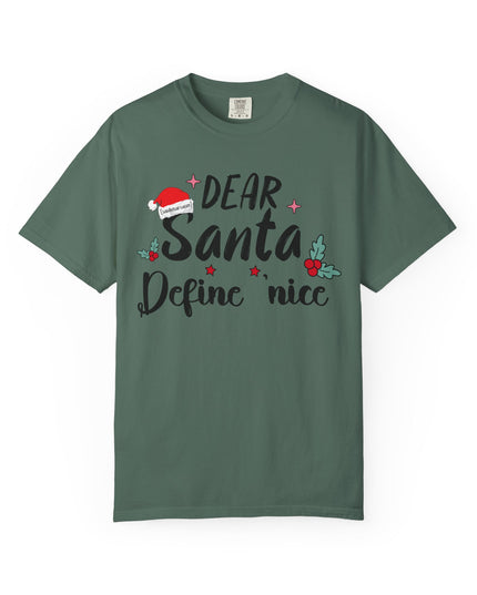 Dear Santa Define Nice Christmas T-Shirt