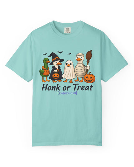 'Honk or Treat'  Funny Duck Halloween T-Shirt