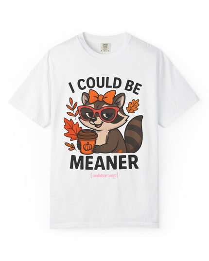 'I Could be Meaner' Raccoon Shirt
