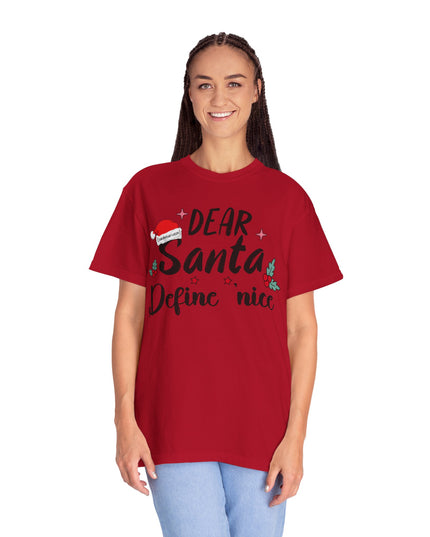 Dear Santa Define Nice Christmas T-Shirt