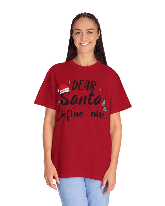 Dear Santa Define Nice Christmas T-Shirt