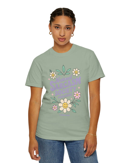 'National Sarcasm Society President' Funny Graphic T-Shirt