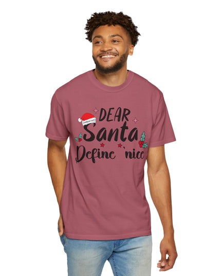 Dear Santa Define Nice Christmas T-Shirt