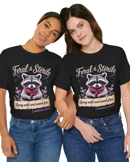 'Feral & Sterile' Raccoon Tee
