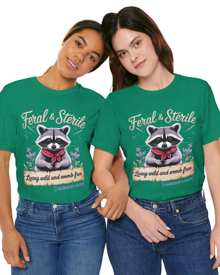 'Feral & Sterile' Raccoon Tee