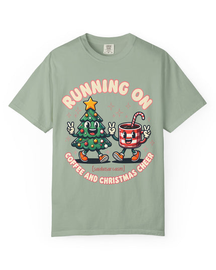 Running On Coffee & Christmas Cheer T-Shirt