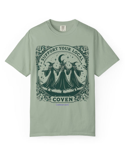 'Support Your Local Coven' Witchy Graphic T-Shirt