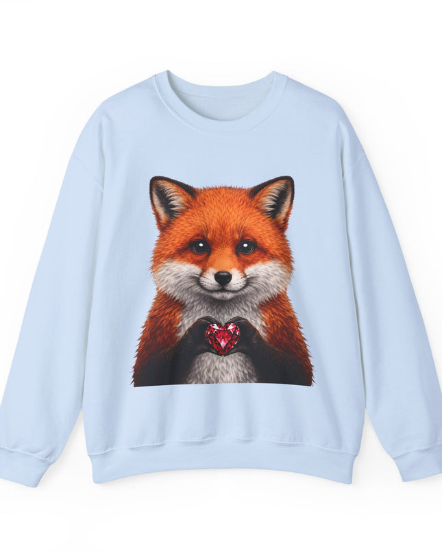 Raccoon with Red Gem Sweatshirt — Cute Mischief & Earned Treasure Crewneck